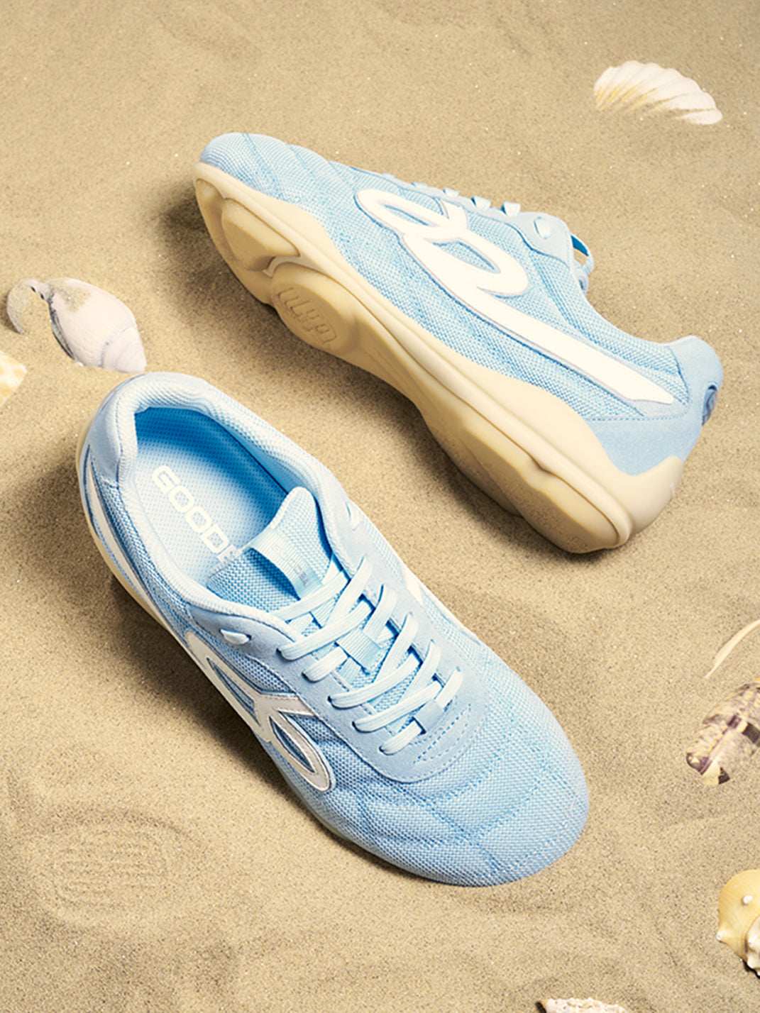 GOODBAI |  Retro Mesh Soccer Football Flat Trainer-Blue - PSYLOS 1, GOODBAI |  Retro Mesh Soccer Football Flat Trainer-Blue, Retro Trainers, GOODBAI, PSYLOS 1